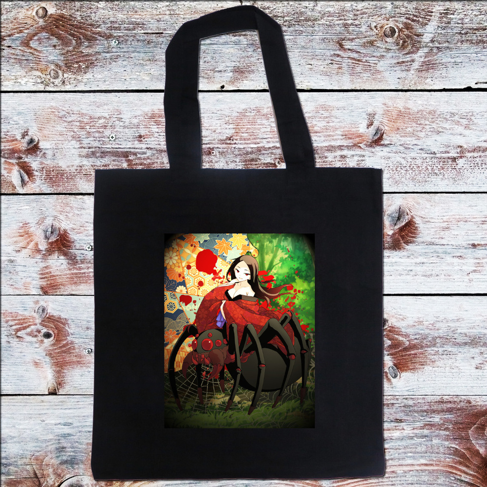 Creepy Spider Woman Anime Tote